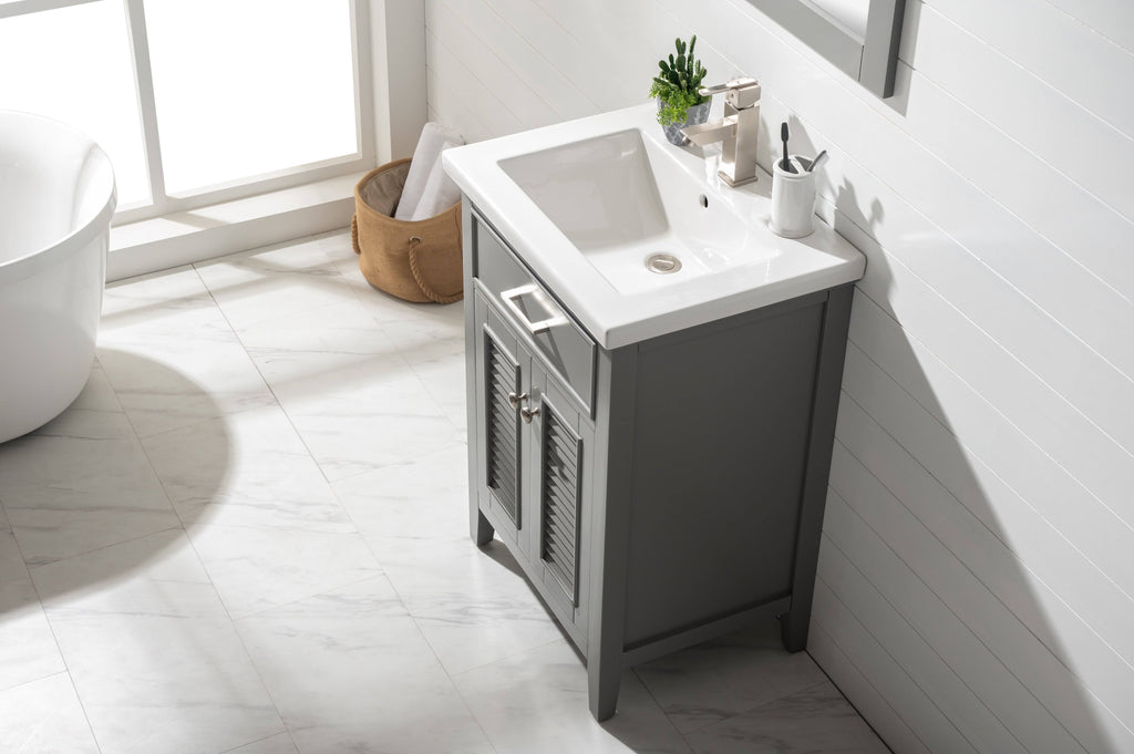 Gray Single Sink Vanity C8116