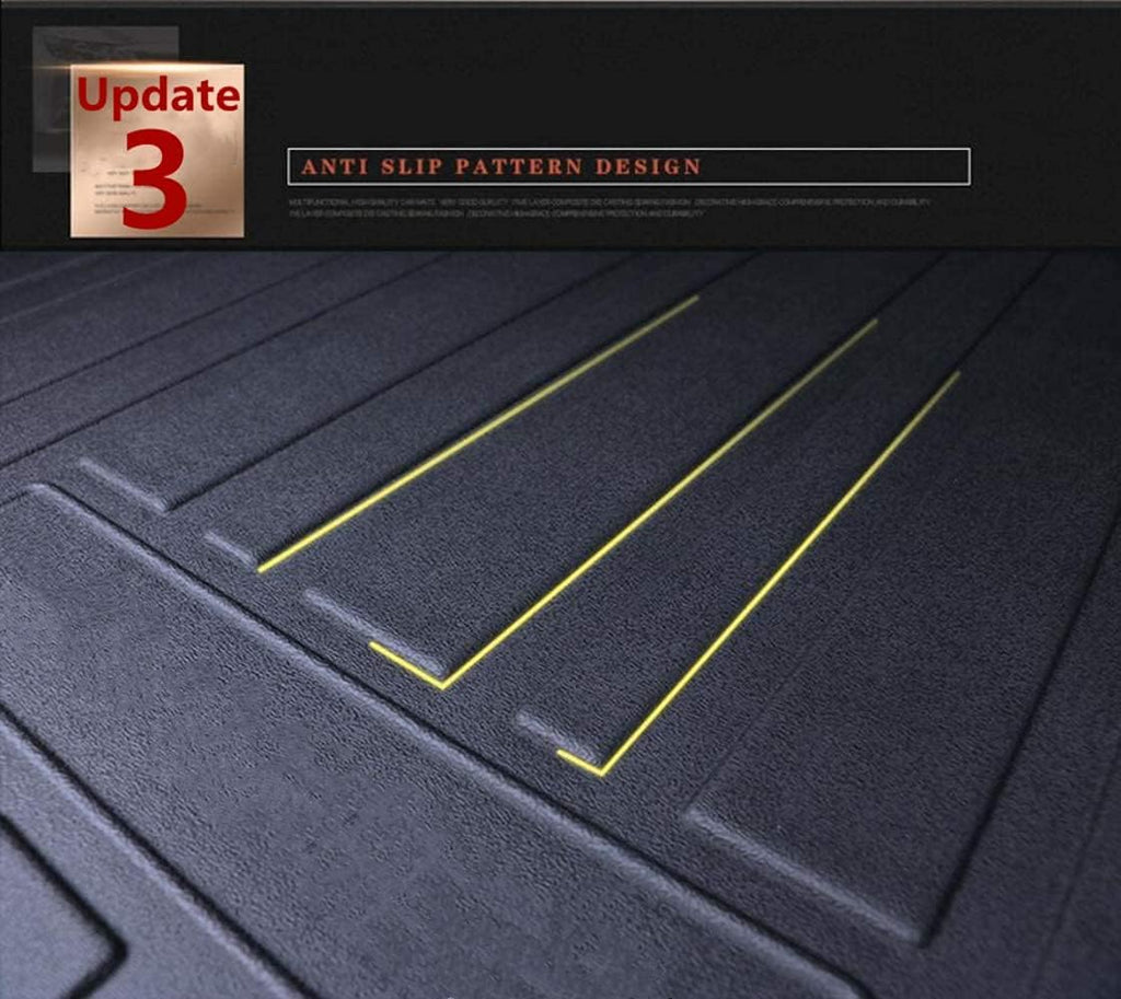 Black Heavy Duty Rubber Waterproof Cargo Tray Trunk Mat S166752
