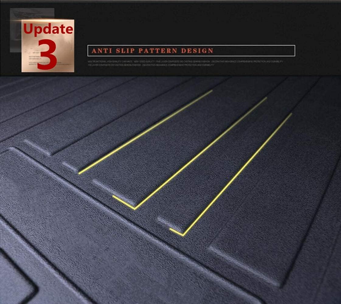 Black Heavy Duty Rubber Waterproof Cargo Tray Trunk Mat S166752