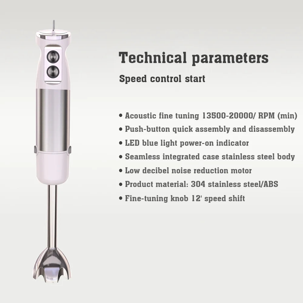 Hand-held Electric Mixer with Meat Grinder W531