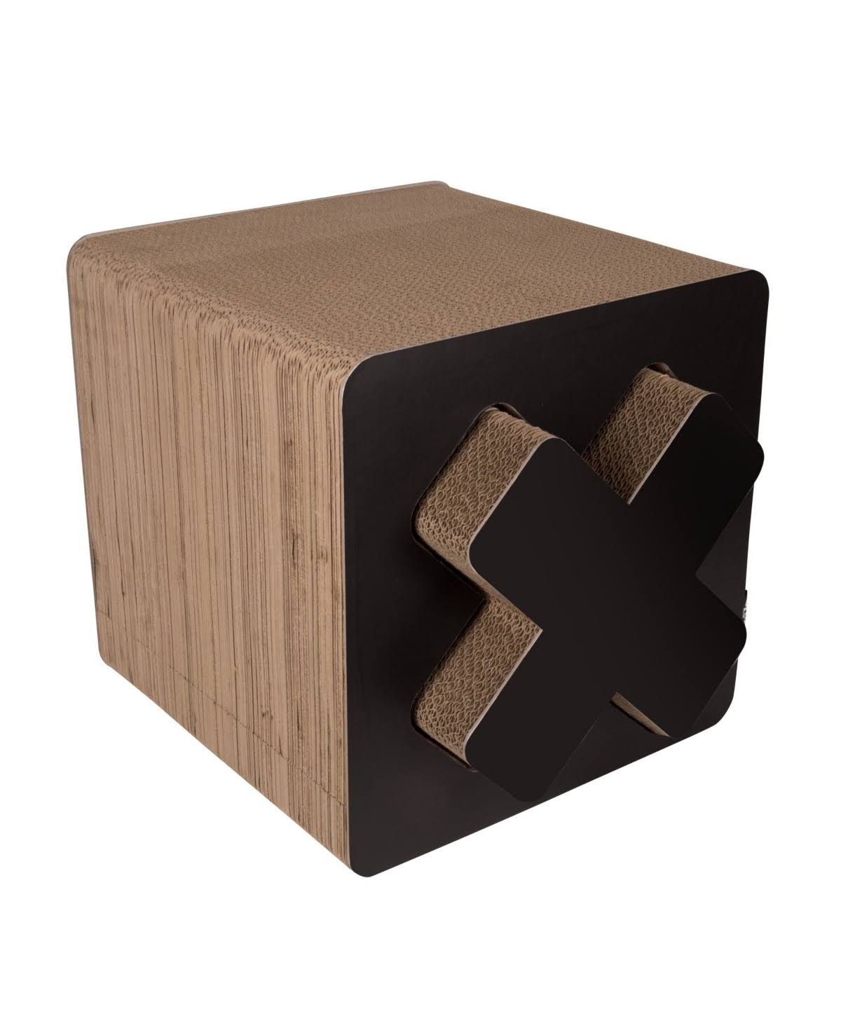 Black Large Cardboard Cat Scratcher S31126