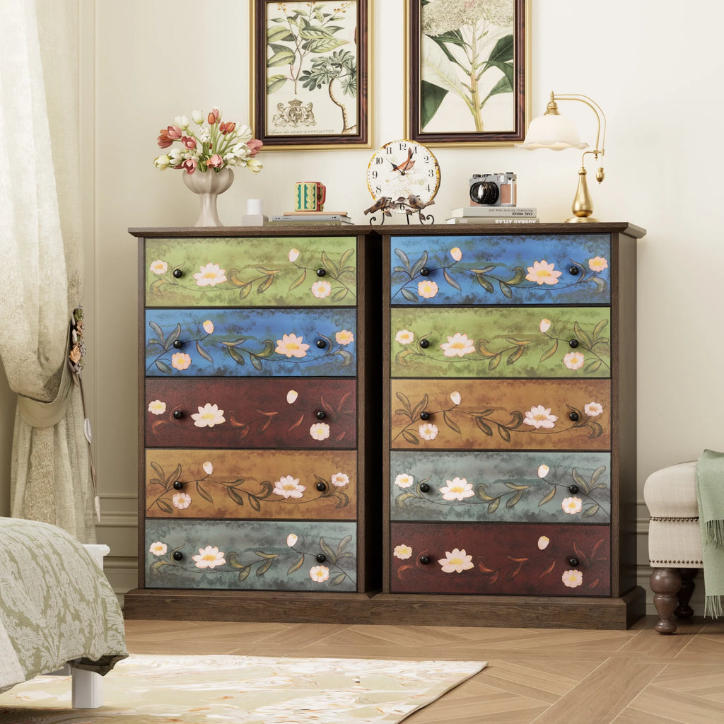 5 Drawer Wood Dresser O617255