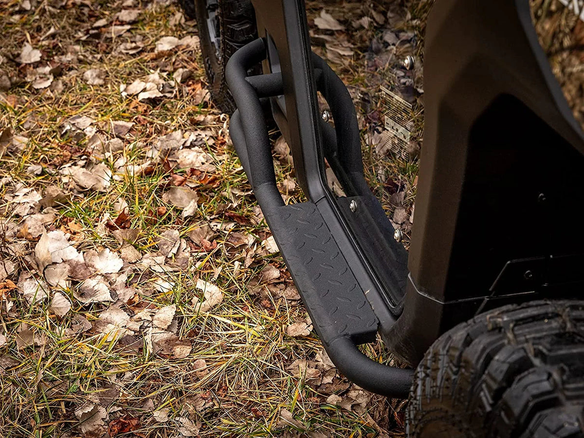 Black Nerf Bars with Steel Tubing E518