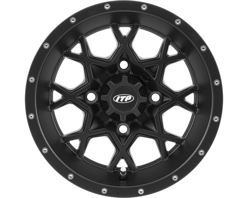 15x7 4x156 Matte Black Wheel G569