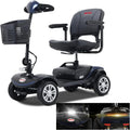 Blue Foldable 4 Wheel Mobility Scooter Z916478