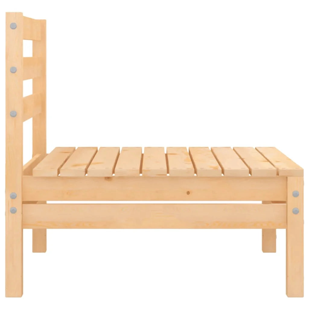 Patio 2-Seater Sofa Solid Pinewood V963389