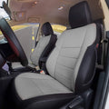 Full Set Car Seat Covers Leatherette Black C7964