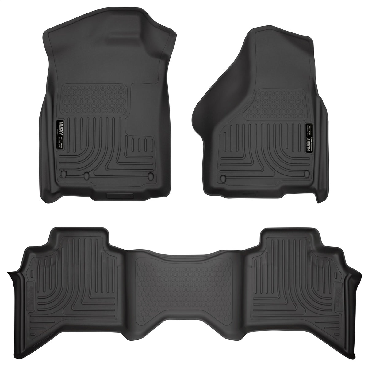 Black Front & 2nd Seat Floor Liners X24769