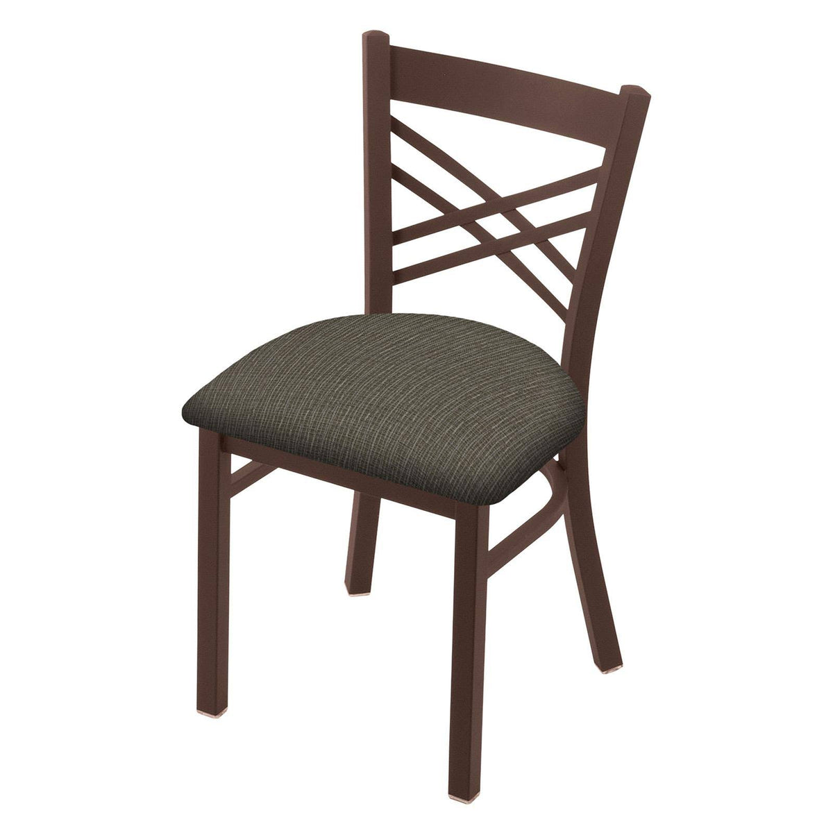 Black Wrinkle Finish Chair with Willow Seat N527561