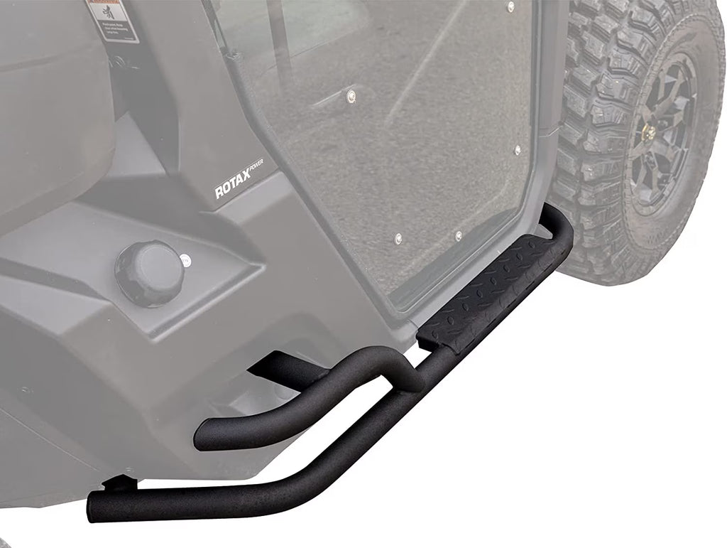Black Nerf Bars with Steel Tubing E518