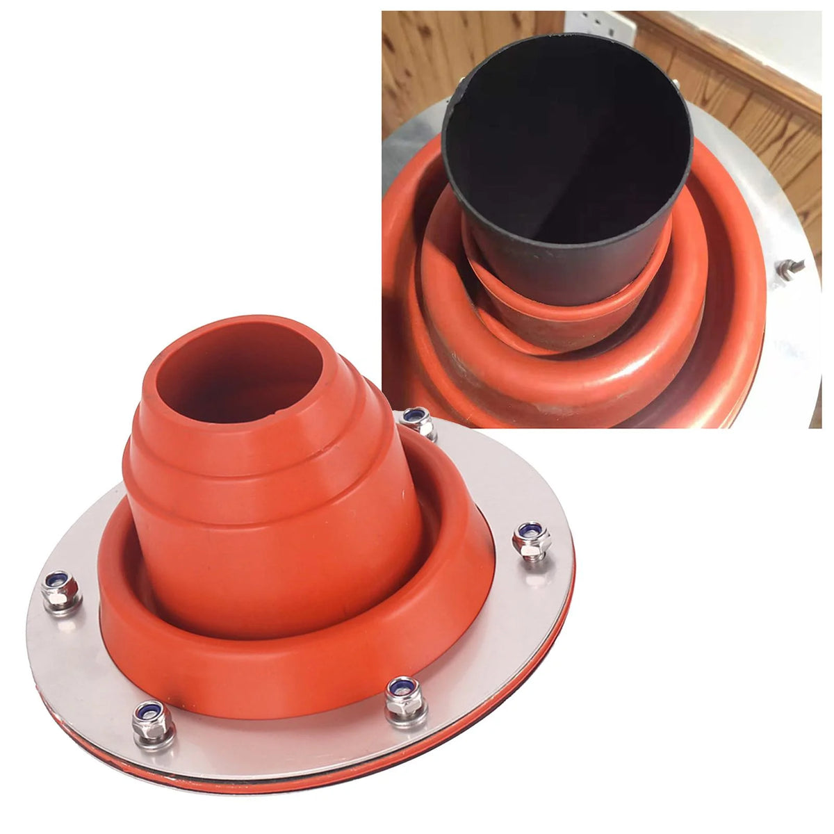 2 Pcs Fire Resistant Tent Furnace Tube Chimney T7549