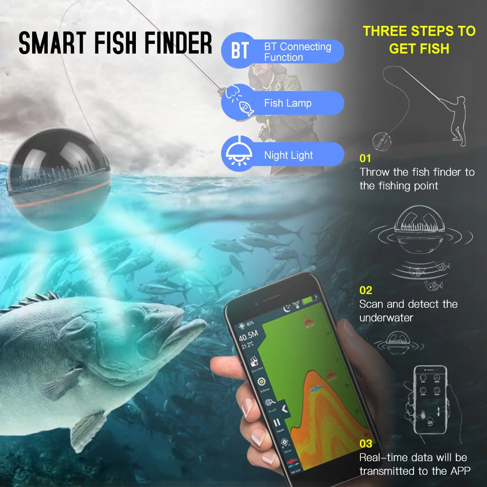 Portable Fish Finder Depth Finder C735