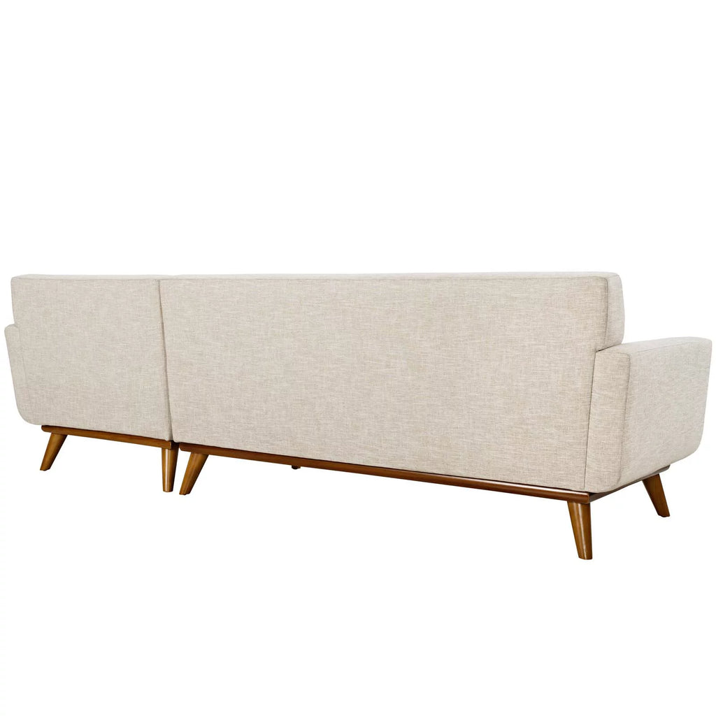 Beige Upholstered Sectional Sofa I1166
