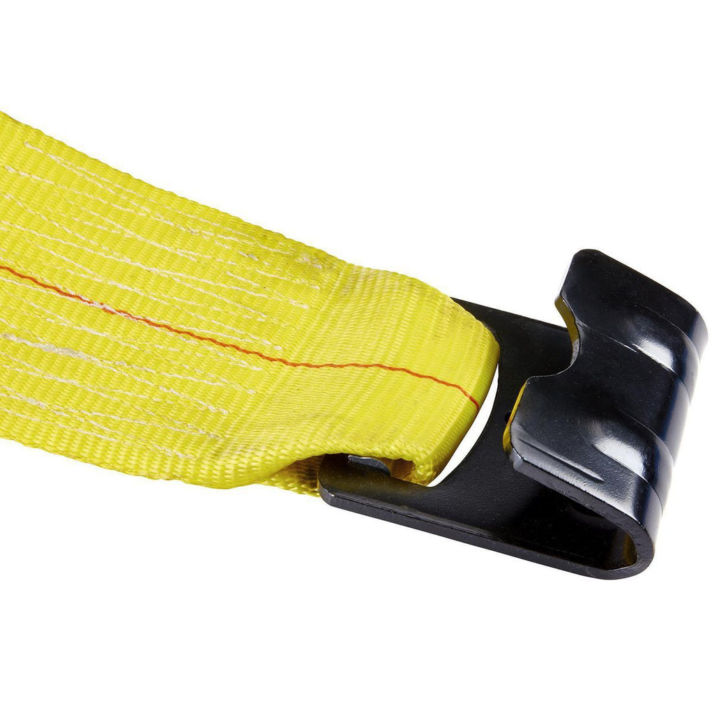 4 in. x 27 ft. Ratcheting Cargo Strap with Flat Hook P8897