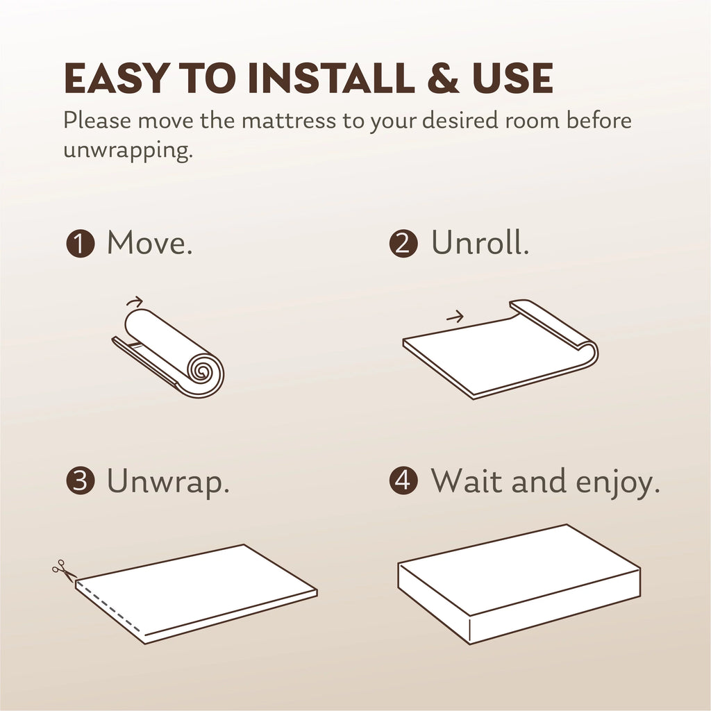 3 inch Twin Size Tri-Folding Memory Foam Mattress C387121
