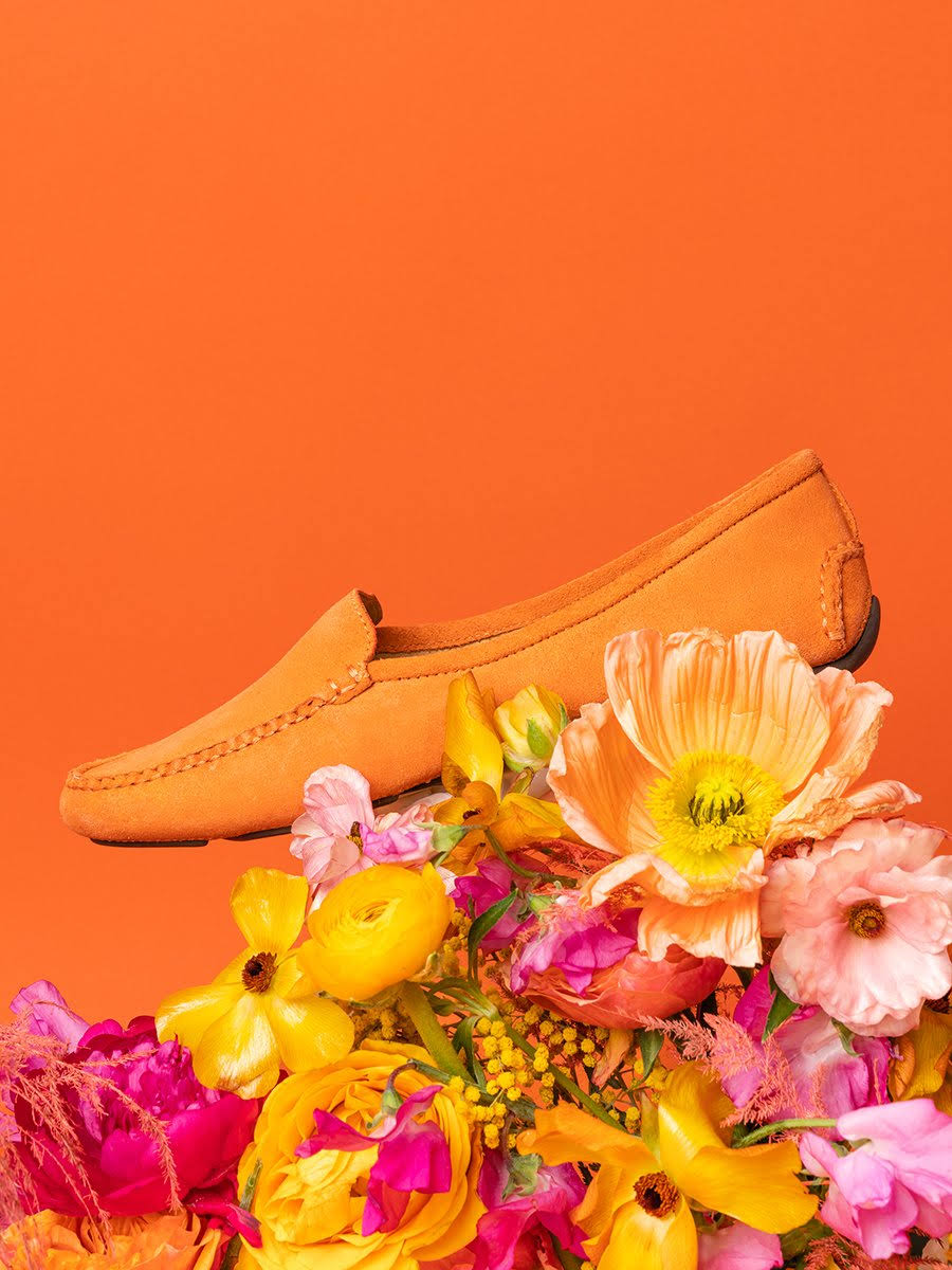 Tangerine Driving Moccasin S88769