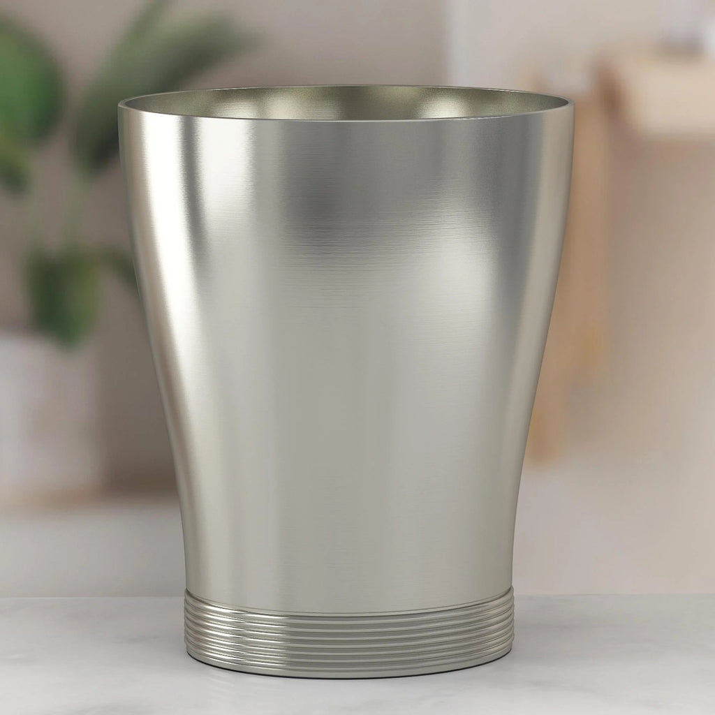 Metal Trash Can Wastebasket D5093