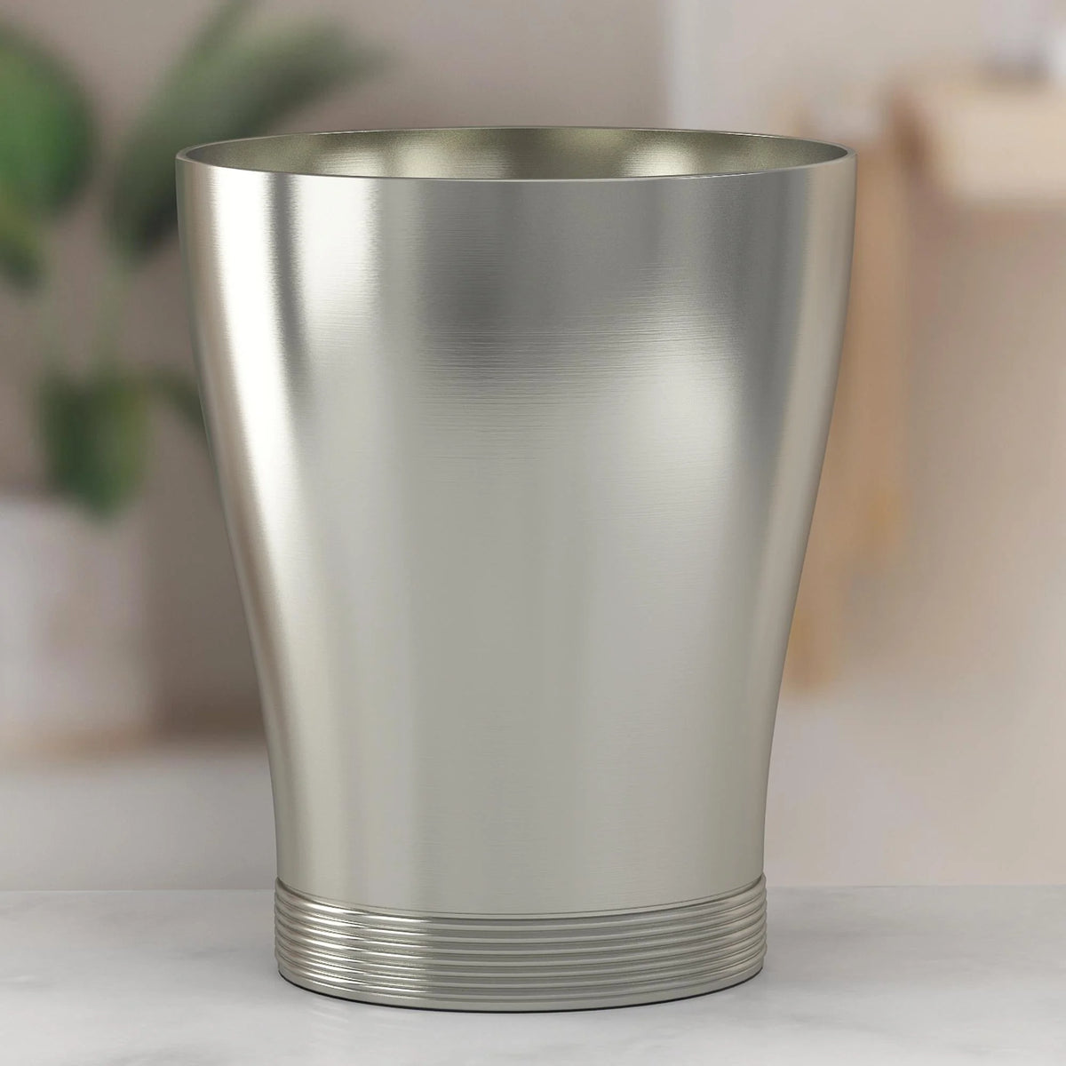 Metal Trash Can Wastebasket D5093
