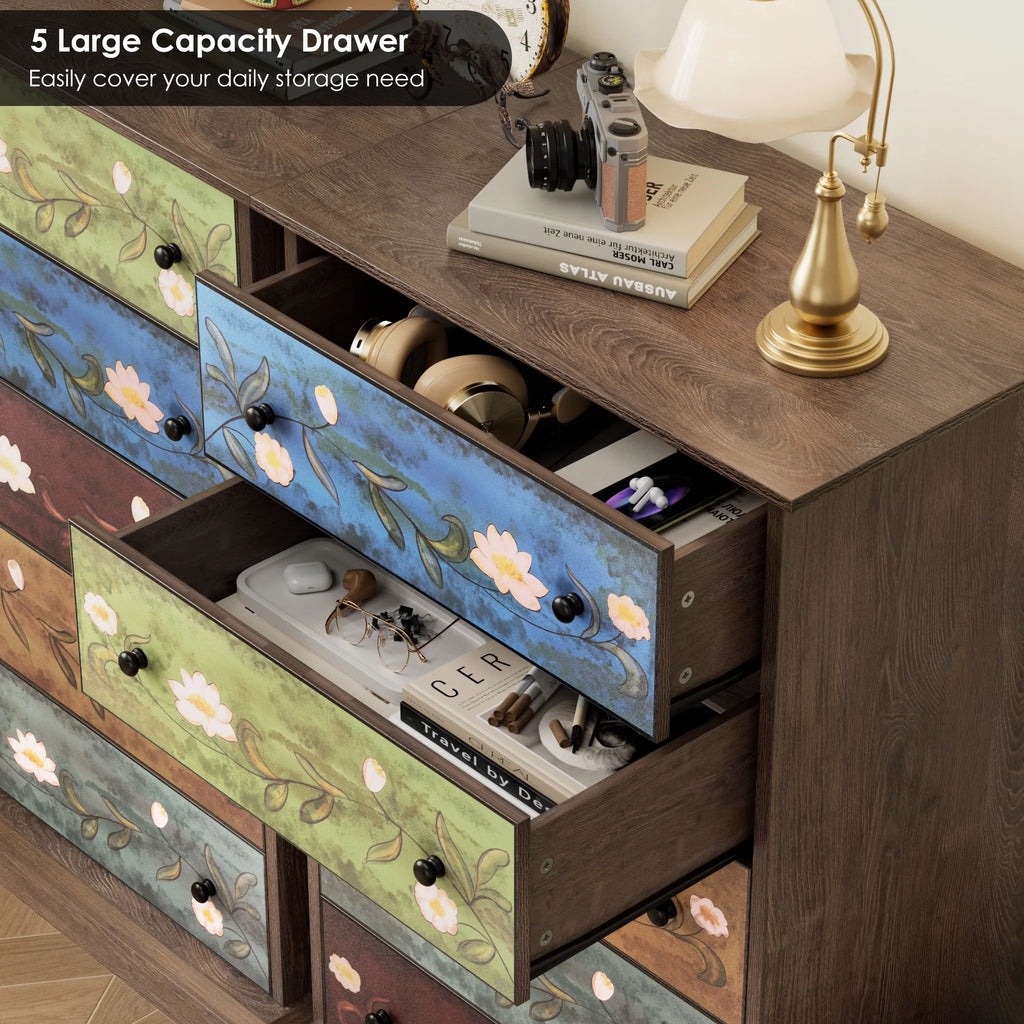 5 Drawer Wood Dresser O617255