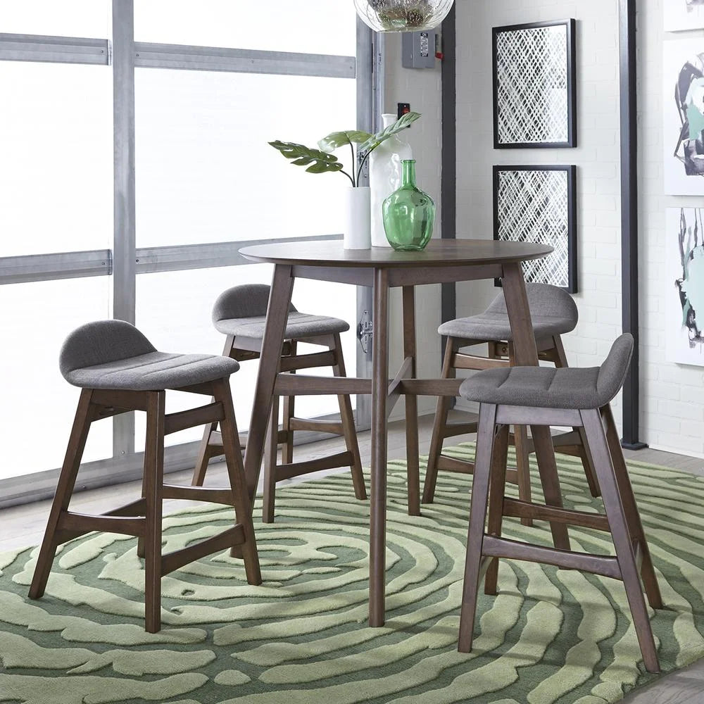 Grey Counter Chair Set of 2 S57169