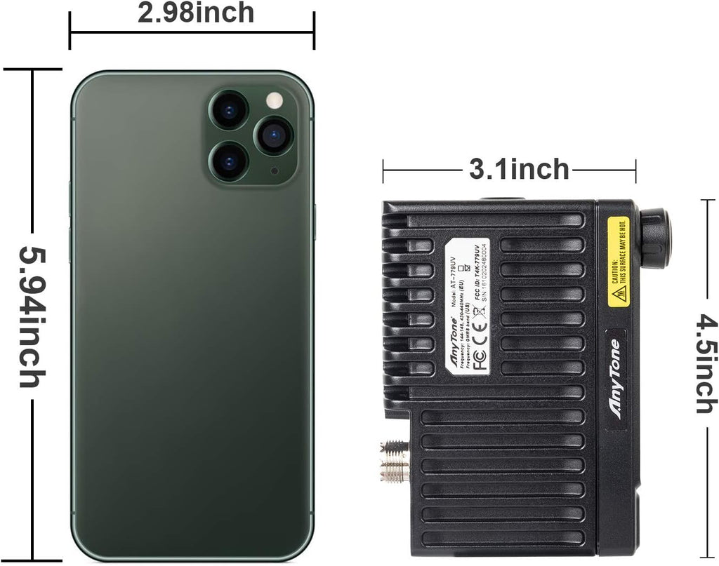 Mini Size Dual Band Transceiver Mobile Radio VHF/UHF Two Way Radio L211750
