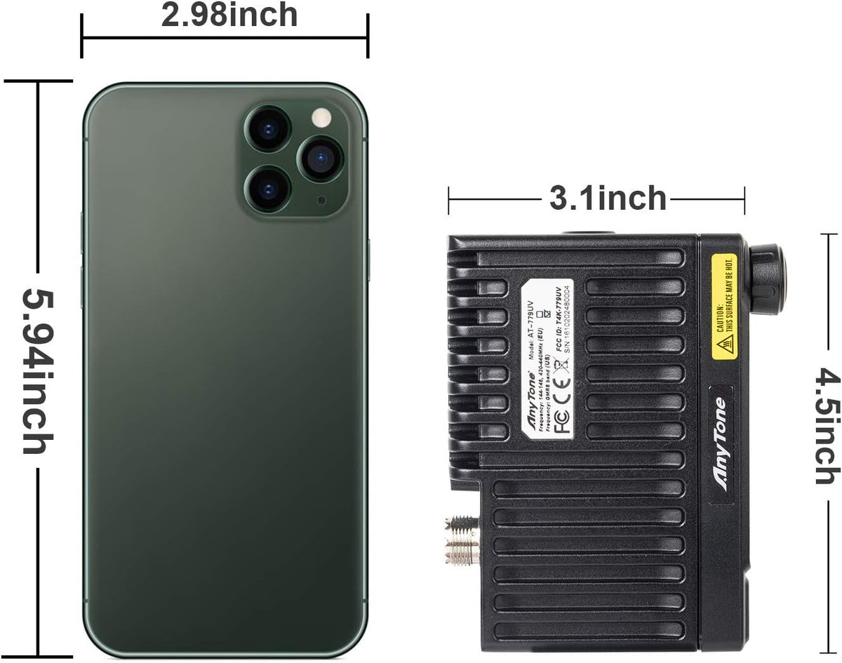 Mini Size Dual Band Transceiver Mobile Radio VHF/UHF Two Way Radio L211750