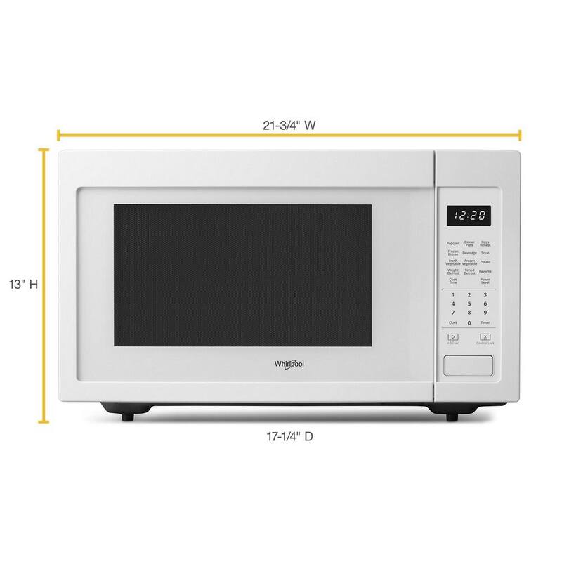 1.6 cu. ft. White Countertop Microwave B506