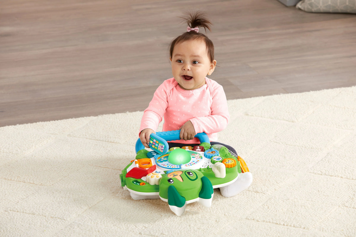 Green 3-in-1 Baby Walker Gym Floor Play Toy E8010