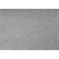 Queen Size Linen Foam Bed with Chrome Legs C7425