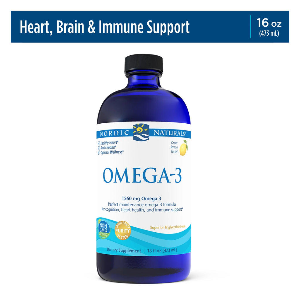 Omega-3 Liquid Lemon 1560 Mg 16 Oz L3926