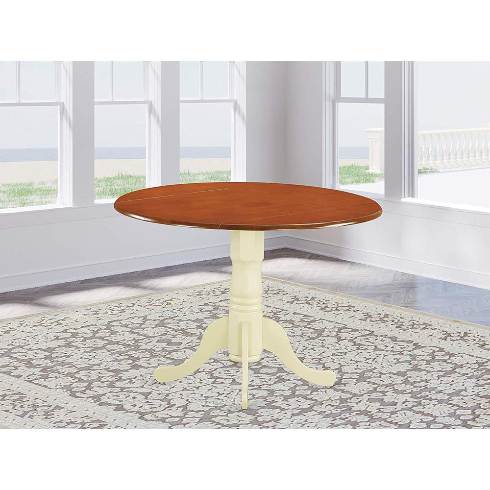 Mahogany/Black Wood Dining Table G289