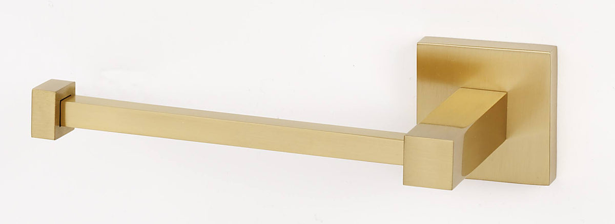 Satin Brass Single Post Tissue Holder U919035