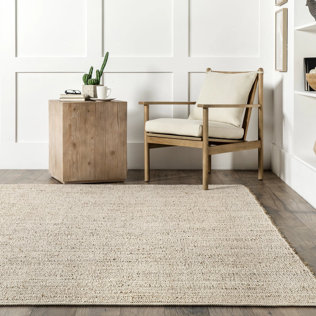 Jute Blend Area Rug, 6' x 9', Natural X481