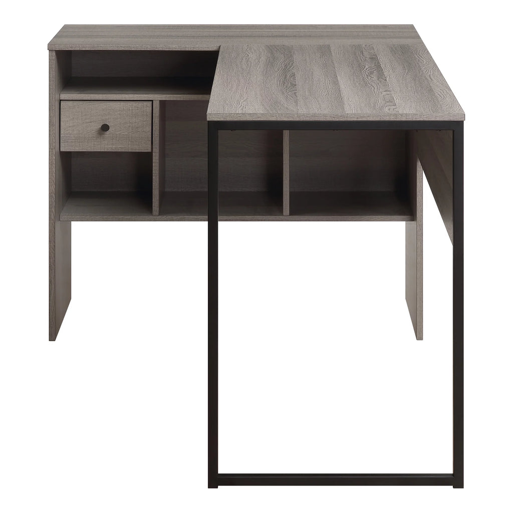 L-Shape Desk in Farm Oak Finish R53306