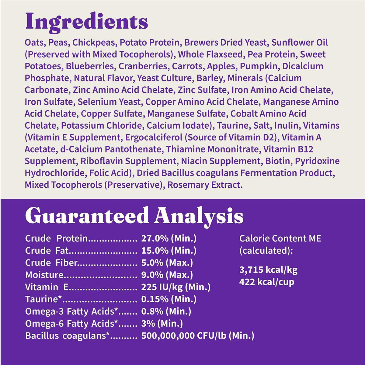 Adult Dry Dog Food E404357