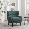 Green Tufted Wingback Armchair Y3120