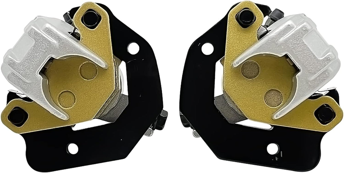Front Left Right Brake Calipers & Pads for Kawasaki Bayou 300 2x4 KLF300-B 1988-2004 L70961