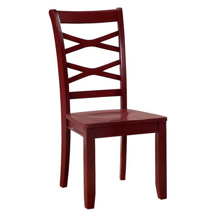 Red and Blue Dining Chair Set of 2 C7547