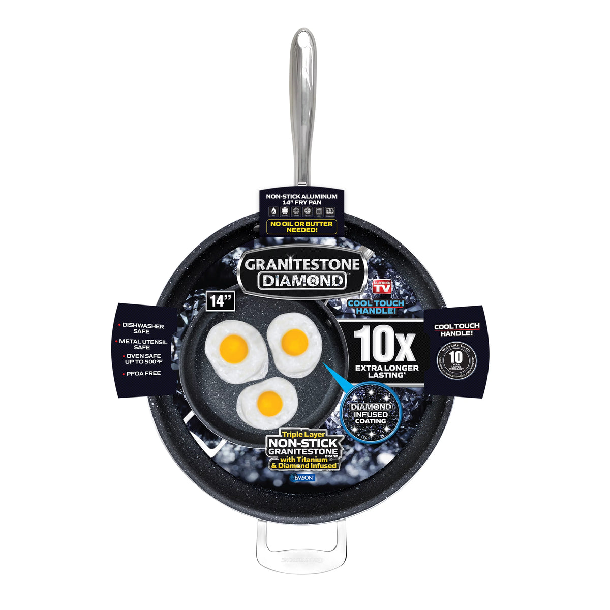 14 inch Frying Pan with Helper Handle D298787