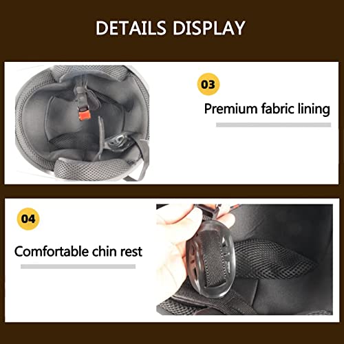 3/4 Open Face Helmet with Clear Visor Z8205