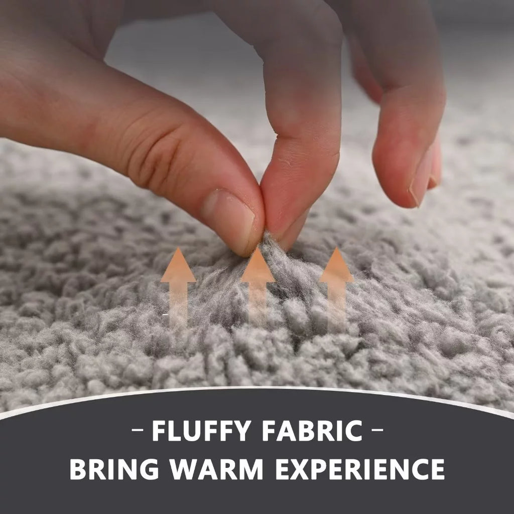 Japanese Floor Mattress 4" Thick Sherpa Fleece Futon Mattress S569129