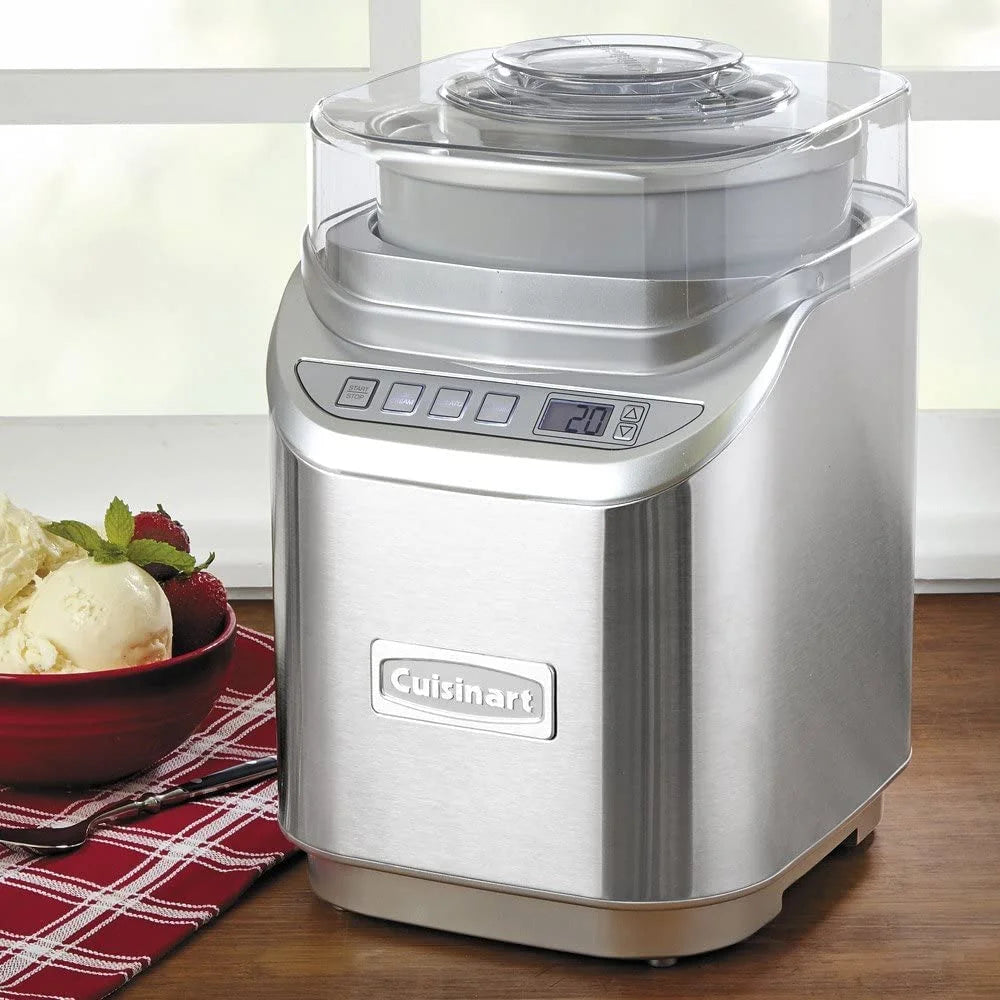 2 Quart Ice Cream Maker Silver J8696