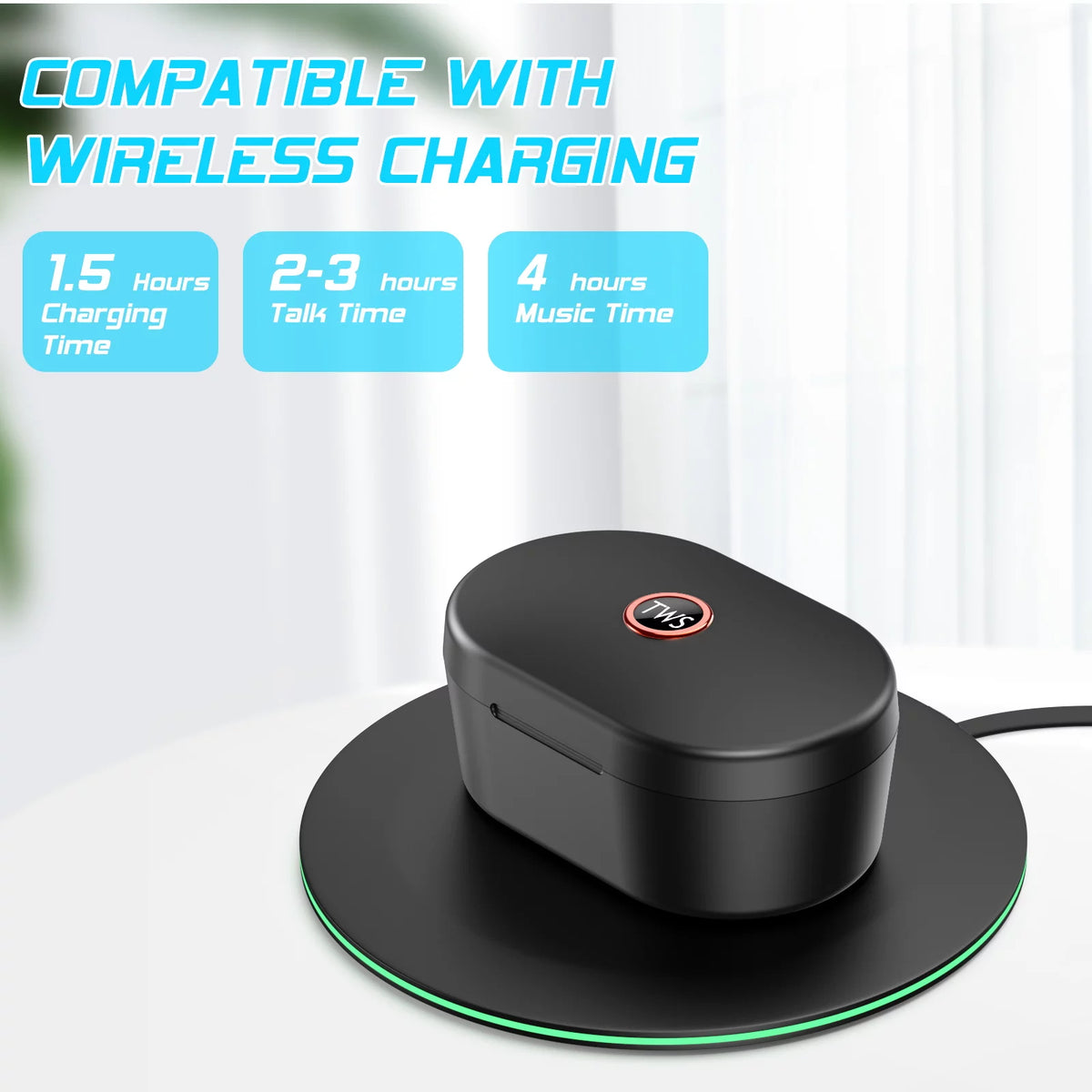 Wireless Earbuds Bluetooth 5.0 Charging Case Earphones T875