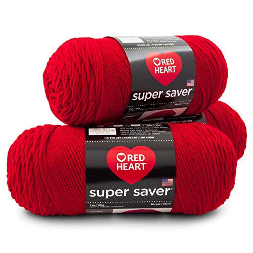 3-Pack CHERRY RED Yarn R7681