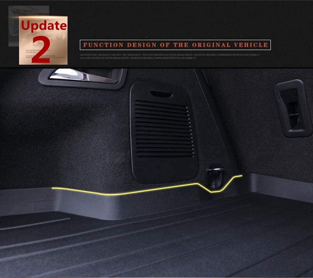 Black Heavy Duty Rubber Waterproof Cargo Tray Trunk Mat S166752