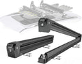 Aluminum Universal Car Ski Roof Racks, 2 Pcs Silver W897976