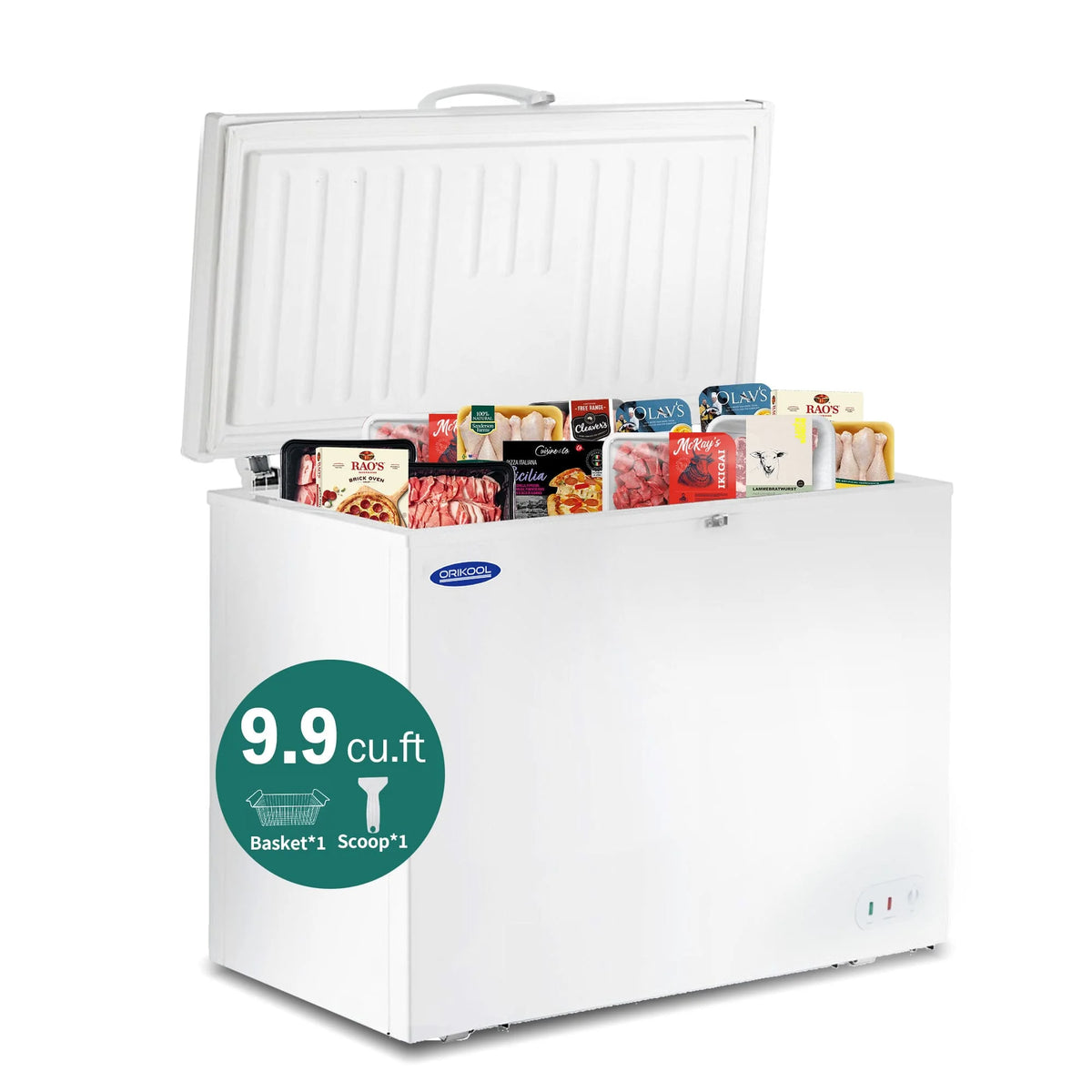 9.9 Cu.ft Chest Freezer with Lockable Lid Z97932