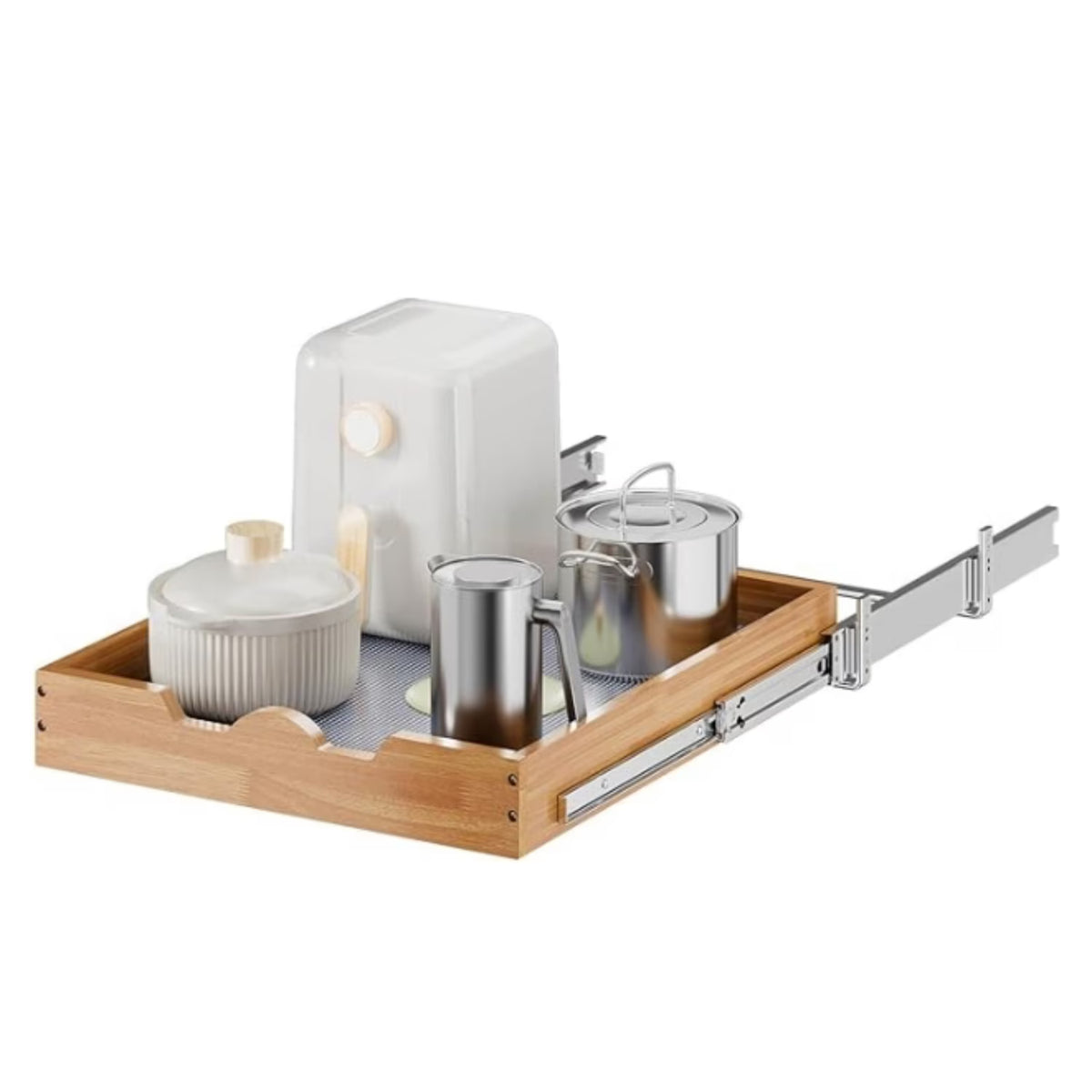 20W x 21D Slide Out Wood Drawer Shelf M3445