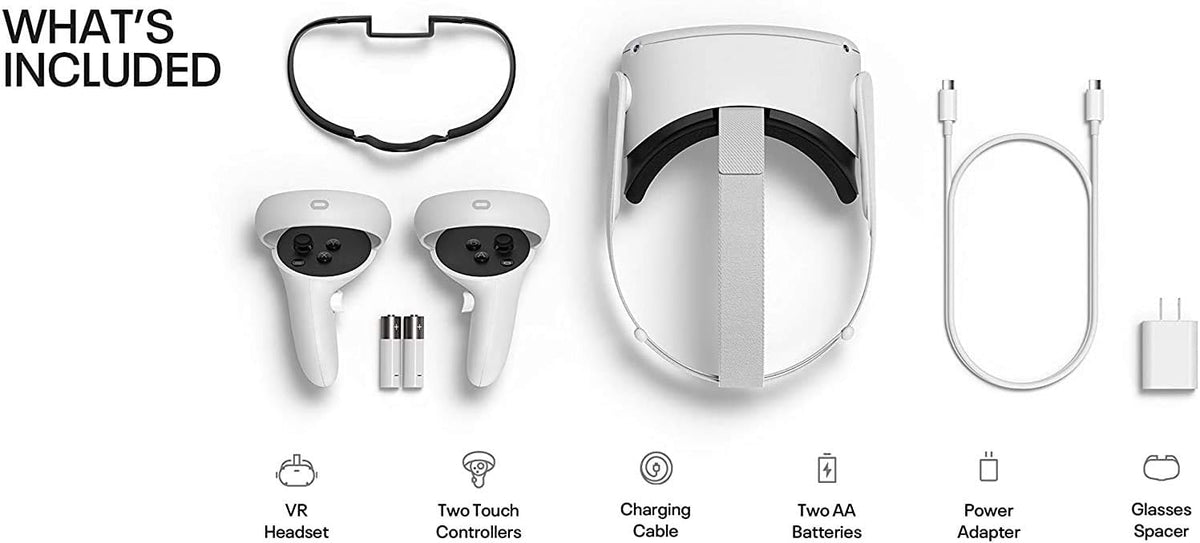 256GB White VR Headset Set E8087
