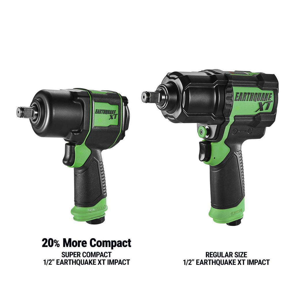 1/2 in. Supercompact Air Impact Wrench, Twin Hammer, 1000 ft-lbs, Green X3996